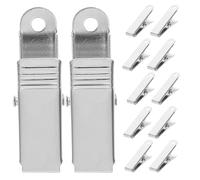 ifundom 20pcs Mini Metal Alligator Clips with Precision Production and High Reliability, Spring Electrical Wire Clamps for Painting and Car Use, Silver Replacement Crocodile Clips