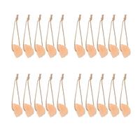 ifundom 20pcs Natural Mineral Salt Blocks for Livestock with Hanging Rope Essential Micro Element Chew for Goats Rabbits Deer Hamsters Space-saving Pet Lick Stones to Support Immunity and