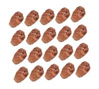 ifundom 20pcs Realistic Beef Meat Models Simulation Food for Role Play and Learning for Sensory Play Education and Curiosity Exploration