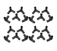 ifundom 20pcs Shoe Rack Connectors 11mm Plastic Pipe Couplers for Closet Organizers with Stable Structure and Space Optimization, Suitable for Walkin Closets and Bedrooms
