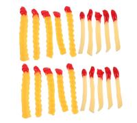ifundom 20pcs Simulation French Fries Lightweight Non Toxic Pretend Play Food Models for Party Decoration and Restaurant Window Display