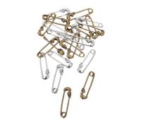 ifundom 20pcs Skull Safety Pins for Clothes, Alloy Brooch Pins with Skull Shape, Not Easy to Drop Ornament for Decorating Dress and Scarf, Punk Retro Elegant Style Accessories