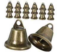 ifundom 20pcs Small Bells Craft Ornaments for Holiday Decorations Jingle Bell Pendants for Christmas Trees Home Decor and Wreaths and Easy to Thread
