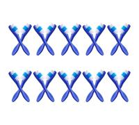 ifundom 20Pcs Soft Mini Toothbrushes Short Handle Compact Teeth Brush Pack for Prison Use with Finger Guard Preventing Self-, Portable Oral Care for Institutional Settings