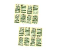 ifundom 20pcs Transparent Guitar Fretboard Labels Stickers Easy Install Fret Decals for Acoustic Electric Guitars Learn Notes Chords High-grade Material