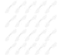 ifundom 20Pcs White Artificial Dragonfly Wings DIY Earrings Accessories Simulated Wing Pendants for Hair Decoration Craft Supplies