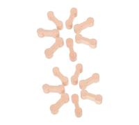 ifundom 20pcs Wooden Dog Bone Train Track Connectors DIY Railway Track Adapters for Trains Compatible with Wooden Rail Enhances Creativity and Hands Skills