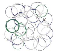 ifundom 21pcs Guzheng Strings Replacement Kit Multipurpose Metal Wire Strings for Guzheng Instrument Accessories Professional Acoustic Parts for Traditional Chinese Music