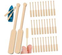 ifundom 24Pairs Miniature Boat Oars Beach Theme Props for Dollhouses Micro Landscapes DIY Decoration for Sandboxes Coastal Home Decor for Ocean Lovers