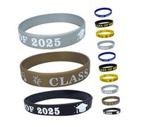ifundom 24pcs Class of Silicone Graduation Wristbands Stylish Keepsakes for Students Teachers Party Favors for Celebrating Achievements Memories
