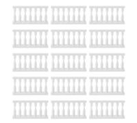 ifundom 24PCS Resin Miniature Fence for Fairy Garden DIY, Tiny Roman Panel Handrail Decoration, Sand Table Building Accessory for Dollhouse and Micro-Landscape Projects