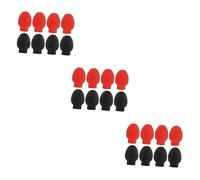 ifundom 24pcs Silicone Drumstick Practice Tip Replacement Drum Mute Pad for Electronic Drums Hickory Drumsticks Accessory