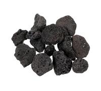 ifundom 250g Natural Black Volcanic Aquarium Rocks, Porous 2-4cm Fish Tank Decorative Stones for Underwater Landscape, Plant Pots, and Aquatic Terrariums