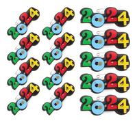ifundom 25pcs Plastic Brooches for Women Luminous Style Graduation Party Pins Built-in Batteries, Easy to Carry and Keep, for New Year Party and Performances in 2024