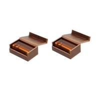 ifundom 2packs String Violin Natural Rosin for Violin Bow Bow Instrument Accessories Case