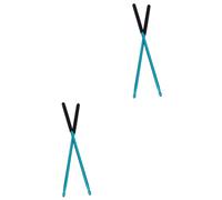 ifundom 2pairs Aluminium Alloy Drum Sticks Junior Drumsticks for Drum Pad Practice for Beginner to Professional Drummers