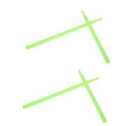 ifundom 2pairs Drumsticks Nylon Sticks for Drum Luminous Drumsticks Silent Tips Lightweight Professional for Drummers