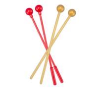 ifundom 2pairs Ergonomic Drum Stick Plastic Mallets Xylophone Mallets Versatile for Skill Levels Abs Material