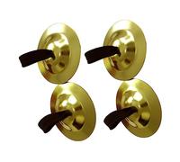 ifundom 2pairs Finger Cymbals Mini Percussion Instruments for Belly Dance Parties Beautifully Crafted Smooth Finish for Dancers and