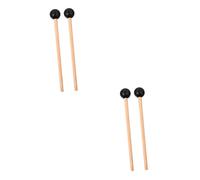 ifundom 2pairs Glockenspiel Sticks for Xylophone Mallet Percussion Handle Instrument Supplies