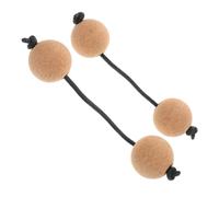 ifundom 2pairs Rhythm Maracas Boys and Girls Musical Instrument for Dance Classes Softwood Noise Maker for School Events