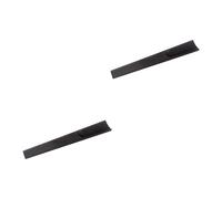 ifundom 2pcs 1/4 Violin Fingerboard Ebony Wood Black Replacement Parts Violin Fretboard
