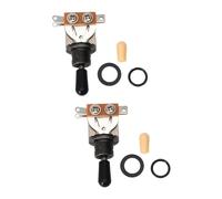 ifundom 2pcs 3-level Sound Pick-up Switch for Style Guitar Button for Sound Pickup Selector Switch for Live Performance Control