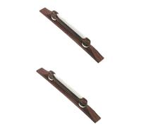 ifundom 2pcs Acoustic Guitar Bridge Ebony Archtop Bone Saddle Jazz Guitar Mandolin Accessory High Craftsmanship