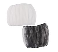 ifundom 2PCS Adjustable Bird Cage Seed Catcher Net Cover for Parrots and Macaws Breathable Dustproof Mesh Skirt Guard Lightweight Transparent Birdcage Protector for Medium Round and Square