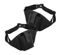ifundom 2pcs Adjustable Microphone Belt Pack for Fitness Instructors Sweat-Resistant Sports Waist Bag with Secure Fit and Easy-Clean Surface Mic Carrier Waist Packs for Aerobics Running