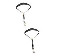 ifundom 2pcs Adjustable Saxophone Neck Strap with Metal Hook Comfortable Instrument Tool for Saxophones Bass Clarinets Oboes and More Easy to Install and Use Design