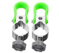 ifundom 2pcs Aluminum Alloy Outdoor Umbrella Holder Bracket for Fishing Chair Portable Clamp Mount Clips Easy to Install Fishing Umbrella Stand for Angling and Camping