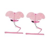 ifundom 2pcs Angel Design Pet Chest Strap for Cats Lightweight Breathable Cat Harness Comfortable Fit Durable Material Stylish Pink Vest for Pet Supplies