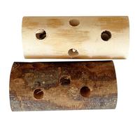 ifundom 2Pcs Apple Wood Chew Sticks for Small Animals Bunny Guinea Pig Molar Natural Teething Playthings for Hamsters Rabbits Fun Functional Pet Chew