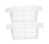 ifundom 2pcs Aquarium Fish Breeding Box Double Hatchery Incubator for Small Fish and Shrimp Breeding Case with Safe Separation to Survival Rate