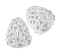 ifundom 2pcs Aquarium Shrimp Hideout Cave with Suction Cup Multi-chambered Porous Stone Shelter for Fish and Shrimp Breeding Fade-resistant Fish Tank Ornament for Versatile Aquarium