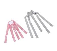 ifundom 2pcs Baby Safety Harness for Chair with 5 Point High Chair Harness Straps, Adjustable Polyester and Plastic Material, Widely Fit for Children’s Seating and Strollers, for Feeding