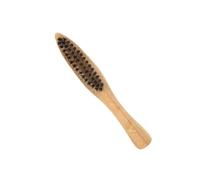 ifundom 2pcs Bamboo Beard Brush Long Handle Portable Styling Facial Brush for Men Beard Care