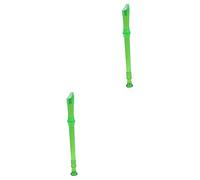 ifundom 2pcs Beginner Music Instrument Abs Soprano Descant Recorder Flute for School Practice