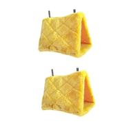 ifundom 2pcs Bird Animal Plush Snuggle Hammock Hanging Plush Cave Happy Hut Hideaway for Animals for Bird Hammock and Cave Use