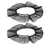 ifundom 2pcs Bird Cage Protector Cover Mesh Bird Cage Cover Dust Prevention User Friendly Design Black Polyester for Indoor Outdoor Parrot Enclosures