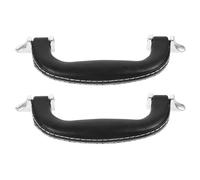 ifundom 2pcs Black Plastic Bag Handles with Comfortable Grip and Multi-use Function, Replacement Luggage Handles for Toolbox and Travel Suitcase, for DIY Projects