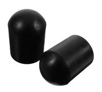 ifundom 2pcs Black Rubber Double Bass Endpin Replacement Tips Shockabsorbing End Caps Easy Installation for Cello and Double Bass, Suitable for Outdoor Shows and Indoor Concerts