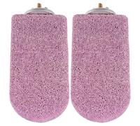 ifundom 2pcs Calcium Stone Lava Ledge Perches for Birds and Guinea Pigs, Chewing and Claw Grinding Blocks, Suitable for Cage and Small Animal Habitat, Purple Colour