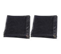 ifundom 2pcs Car Pet Barrier Net for Backseat, Black Nylon Mesh Fabric with Stable Installation, Driving Safety Feature, for Cars and Long Road Trips