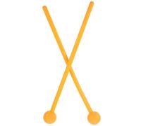 ifundom 2pcs Carillon Mallets Drum Sticks for Tongue Drum Percussion, Made of Sturdy Abs Good Tenacity, Stylish Orange Design to Relieve Hand Fatigue, for Children and Beginners
