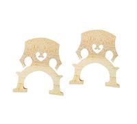 ifundom 2pcs Cello Bridge Maple Wood Enhances Sound Quality Beautiful Wood Grain Fits Standard Cellos for Learning and Practicing Replacement Part