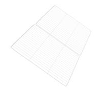ifundom 2pcs Chest Freezer Divider Rack with Adjustable Wire Mesh and Iron Material for Space Optimization, Refrigerator Shelf Organizer Suitable for Home and Commercial Use