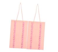 ifundom 2pcs Collapsible Felt Karate Belt Display Shelf Hanging Drumstick Mallet Storage Bag for Studio Dojo Lightweight Foldable Drum Stick Carrier Bag