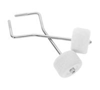 ifundom 2pcs Curved Bass Drum Pedal Hammers Felt Beaters for Enhanced Drumming Replacement for Percussion Instruments